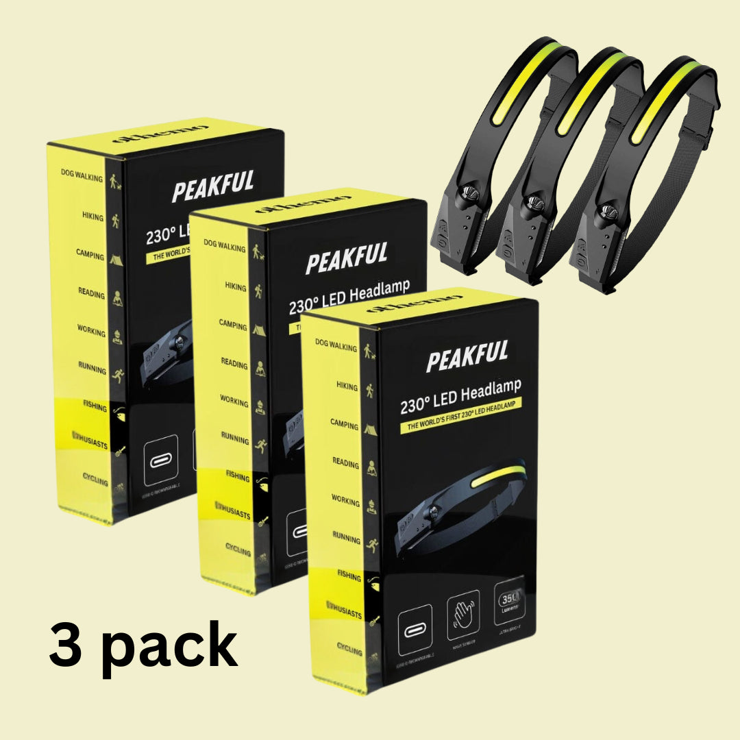 3 Pack Bundle ( 70% OFF ) | Headlamp