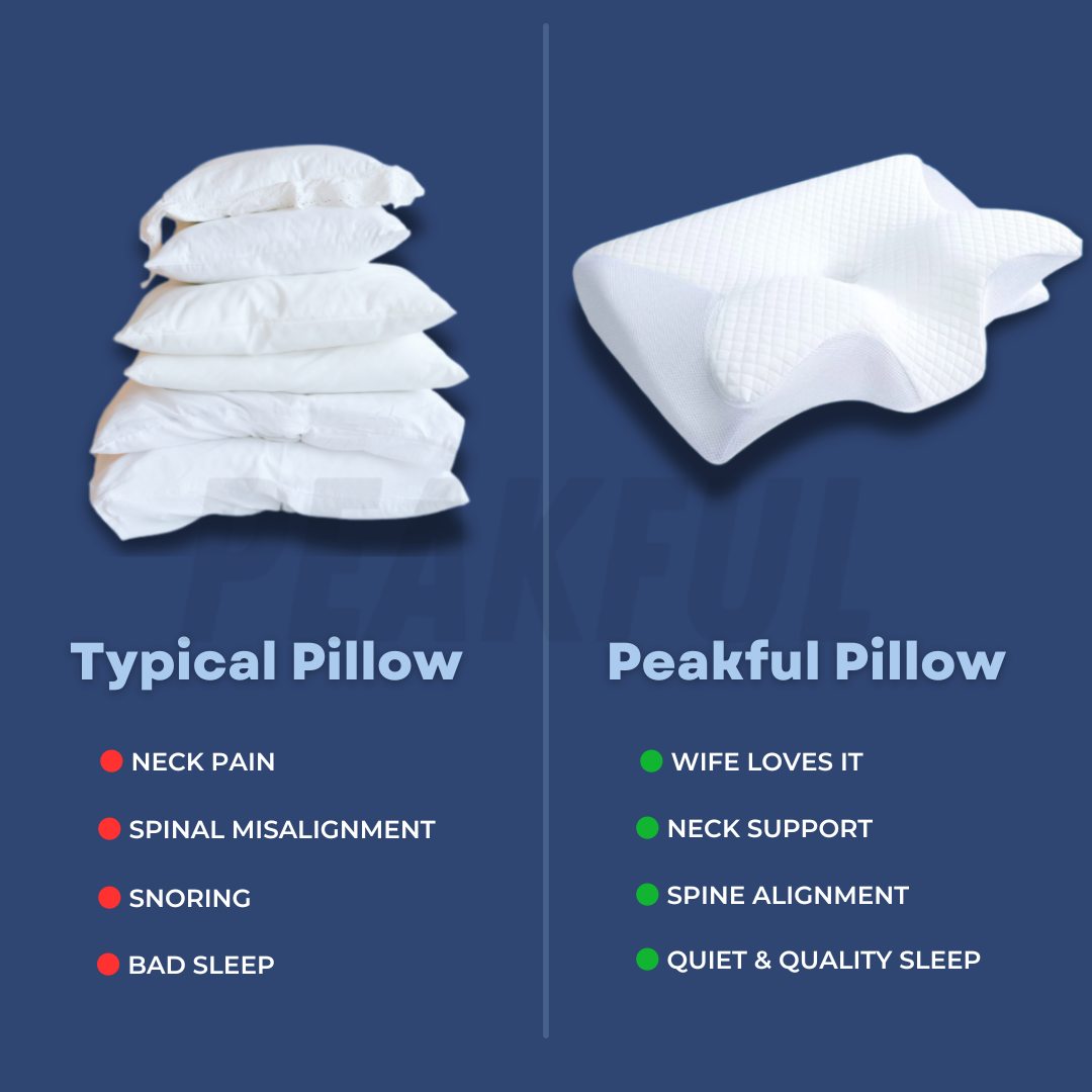 The Peakful Contour Pillow