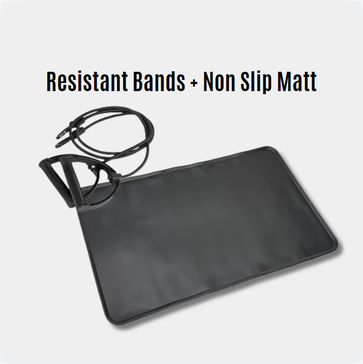 Resistance bands + Non-Slip Mat